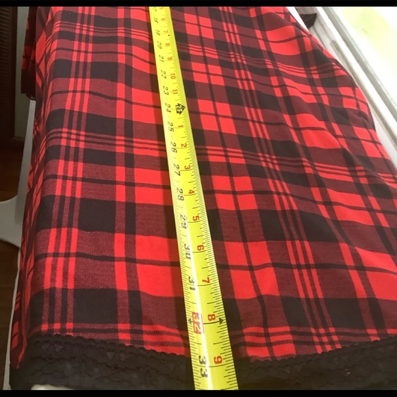 Wax Poetic Clothing Mini Light Plaid Dress - Picture 6 of 9